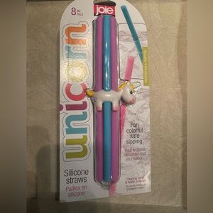 Joie Unicorn Silicone Straws